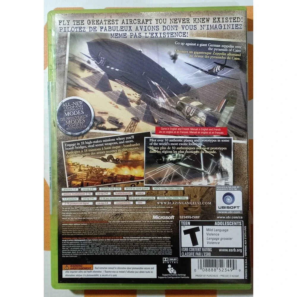 Blazing Angels 2 Secret Missions of WWII (Xbox 360)